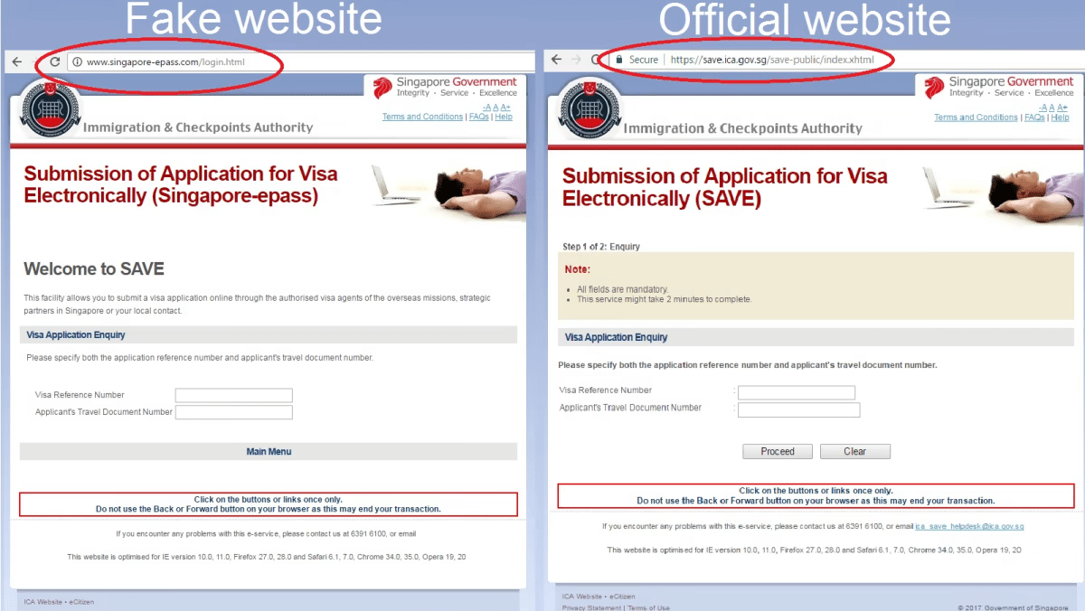Fake Website Identification